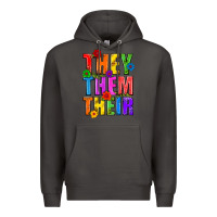Smoke They Them Their Pride LGBTQ Premium Hoodie - BundleAndBundleShop