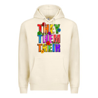 Tofu They Them Their Pride LGBTQ Premium Hoodie - BundleAndBundleShop