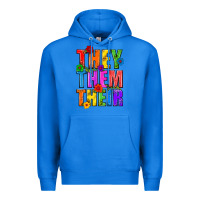 True Royal They Them Their Pride LGBTQ Premium Hoodie - BundleAndBundleShop