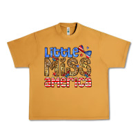 Peanut Butter Little miss America Urban Heavy Tee - Neo Western