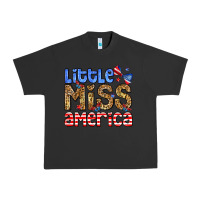Pigment Black Little miss America Urban Heavy Tee - Neo Western