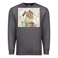 Charcoal Heather nail boss Premium Sweatshirt - MaliasSmallBusiness