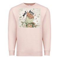 Pale Pink nail boss Premium Sweatshirt - MaliasSmallBusiness