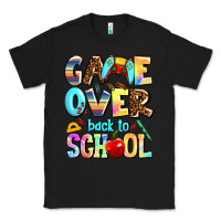 Black game over back to school Classic Tee - AdoDesignShop