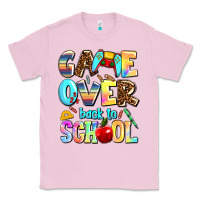 Bubblegum Pink game over back to school Classic Tee - AdoDesignShop