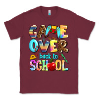 Burgundy game over back to school Classic Tee - AdoDesignShop
