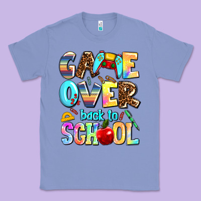 Game Over Back To School Classic Tee Designed By Adodesignshop