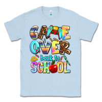Dusty Blue game over back to school Classic Tee - AdoDesignShop