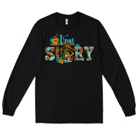 Black true story jesus and mary wıth god Long Sleeve Tee - AdoDesignShop