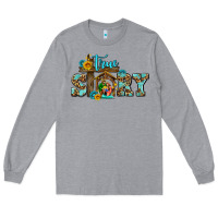Heather Grey true story jesus and mary wıth god Long Sleeve Tee - AdoDesignShop