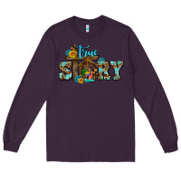 Plum true story jesus and mary wıth god Long Sleeve Tee - AdoDesignShop
