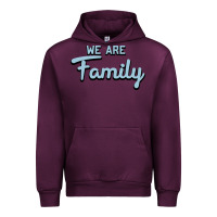 Mauve Wine We Are Family Urban Hoodie - Bettercallsaul