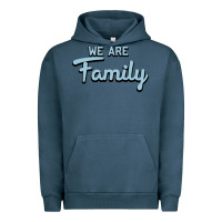 Pigment Midnight Navy We Are Family Urban Hoodie - Bettercallsaul
