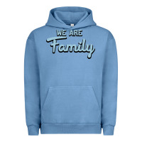 Pigment Pebble Blue We Are Family Urban Hoodie - Bettercallsaul
