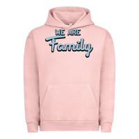 Pigment Salmon We Are Family Urban Hoodie - Bettercallsaul