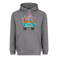 Storm truck with flowers Heavyweight Hoodie - MaliasSmallBusiness