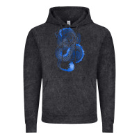Vintage Arctic blue dragon Vintage Hoodie - RanaPortraitStore