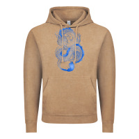 Vintage Coffee blue dragon Vintage Hoodie - RanaPortraitStore