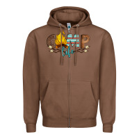 Chestnut camp life Zipper Hoodie - Artiststas