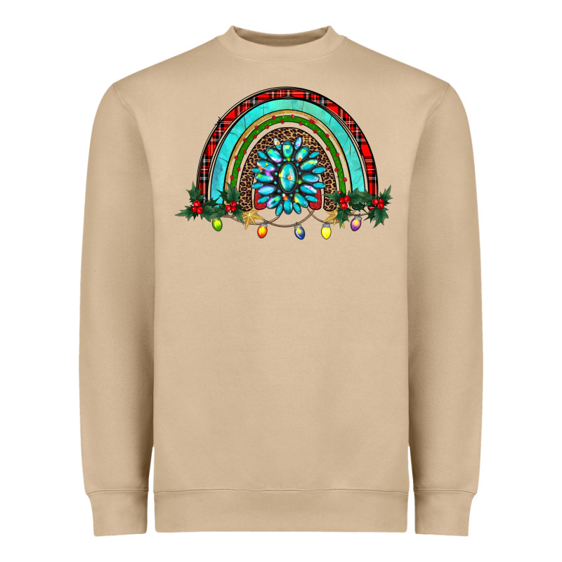 Gemstone Christmas Rainbow Heavyweight Sweatshirt by RanaPortraitStore | Teevron