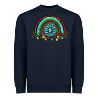Navy gemstone christmas rainbow Heavyweight Sweatshirt - RanaPortraitStore
