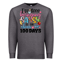 Charcoal Heather 100 days of school Premium Sweatshirt - MaliasSmallBusiness