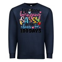 Navy 100 days of school Premium Sweatshirt - MaliasSmallBusiness