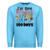 Ocean Blue 100 days of school Premium Sweatshirt - MaliasSmallBusiness