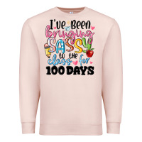 Pale Pink 100 days of school Premium Sweatshirt - MaliasSmallBusiness