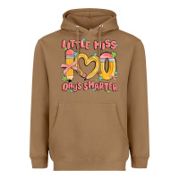 Toasted Coconut little miss 100 days smarter Heavyweight Hoodie - MaliasSmallBusiness