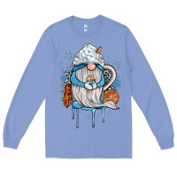 Colony Blue winter gnome coffee Long Sleeve Tee - JahusDesignShop