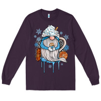 Plum winter gnome coffee Long Sleeve Tee - JahusDesignShop