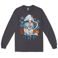 Smoke winter gnome coffee Long Sleeve Tee - JahusDesignShop