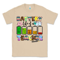 Mushroom battery life of a teacher Classic Tee - AdoDesignShop