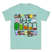 Seafoam battery life of a teacher Classic Tee - AdoDesignShop