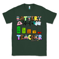Sports Green battery life of a teacher Classic Tee - AdoDesignShop