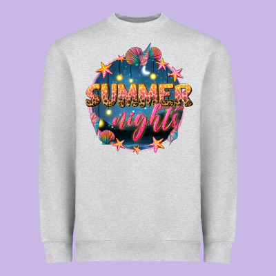 Summer Nights Heavyweight Sweatshirt Designed By Texasbilliewilder