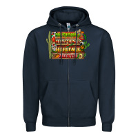Navy national hispanic heritage month with background Zipper Hoodie - BundleAndBundleShop