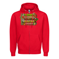 Red national hispanic heritage month with background Zipper Hoodie - BundleAndBundleShop