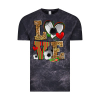 Cloud Black love soccer Vintage Tee - Zillion Design Studio