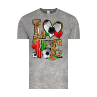 Cloud Rock love soccer Vintage Tee - Zillion Design Studio
