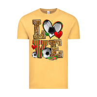 Vintage Mustard love soccer Vintage Tee - Zillion Design Studio