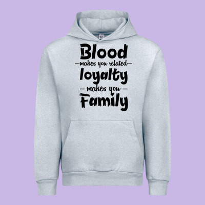 Blood Makes You Related Makes You Family Urban Hoodie Designed By Bettercallsaul