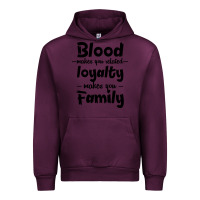 Mauve Wine Blood Makes You Related Makes You Family Urban Hoodie - Bettercallsaul