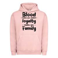 Pigment Salmon Blood Makes You Related Makes You Family Urban Hoodie - Bettercallsaul