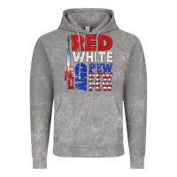 Cloud Rock red white and pew pew pew Vintage Hoodie - texasbilliewilder