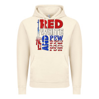 Vintage Artic red white and pew pew pew Vintage Hoodie - texasbilliewilder