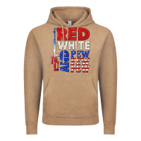 Vintage Coffee red white and pew pew pew Vintage Hoodie - texasbilliewilder
