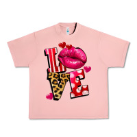 Salmon love lips Urban Heavy Tee - FaDigitalArtStudio