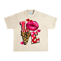 Sandshell love lips Urban Heavy Tee - FaDigitalArtStudio